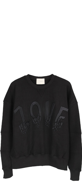 out of stock  1OVE SWEAT-SHIRTS[black]